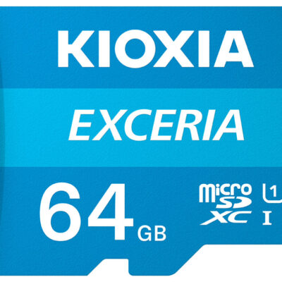 Tarjeta memoria micro sd kioxia 64gb exceria uhs – i c10 r100 con adaptador