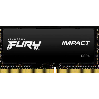Memoria ddr4 8gb kingston – 3200mhz – pc4 – 25600 – fury impact – 1.2v – sodimm