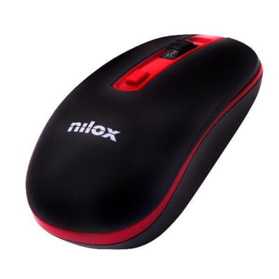 Raton nilox nxmowi2002 wireless 1000 dpi negro – rojo