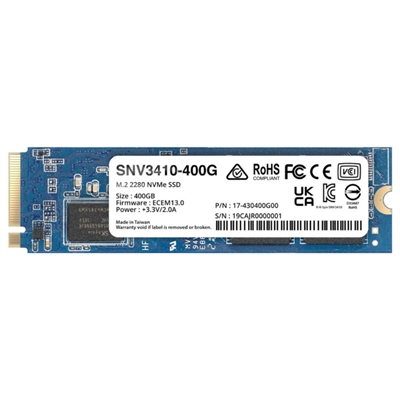 Disco duro interno ssd synology snv3410 400 gb m.2 pci express 3.0 nvme