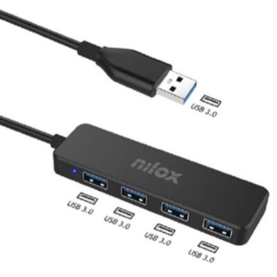 Hub nilox 4 x usb 3.0 salida usb 3.0