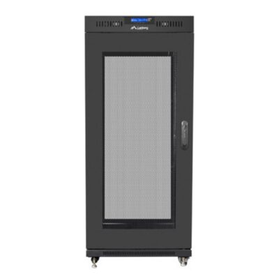 Armario lanberg rack 19 pulgadas 15u 800×1000 negro