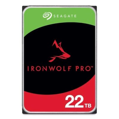 Disco duro interno seagate ironwolf pro 22tb 3.5 pulgadas sata3