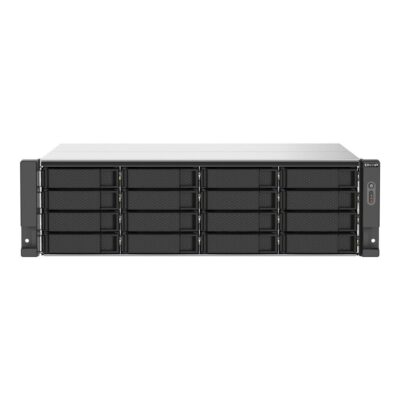 Servidor nas qnap ts – 1673au – rp – 16g 16 bahias 3u rack 16gb gigabit ethernet