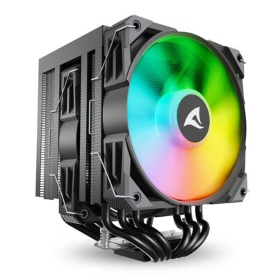 Ventilador cpu sharkoon a60 rgb 120mm negro