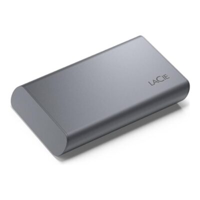 Disco duro externo ssd lacie mobile secure 2tb usb tipo c gris