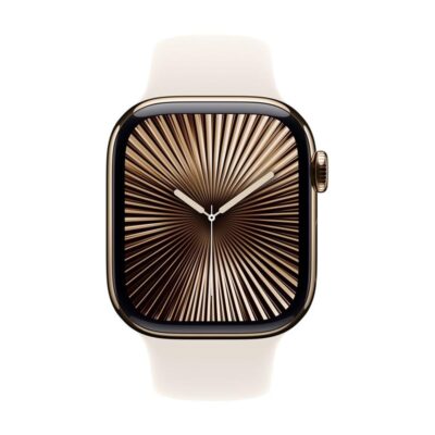 Smartwatch apple watch series 10 gps + cell 42mm golden titanium m – l