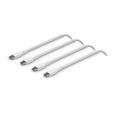 Cable usb tipo c belkin 1m – macho – macho – blanco 2 unidades