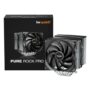 Ventilador disipador cpu be quiet pure rock pro 3 2 x 120mm negro