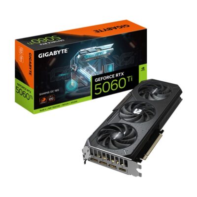 Tarjeta grafica gigabyte rtx 5060 ti gaming 16gb oc – 3x dp – 1x hdmi pci express 5.0