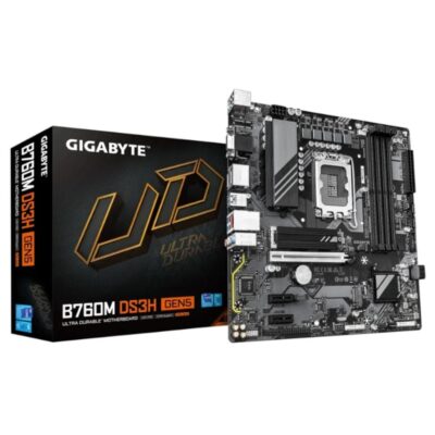 Placa base gigabyte b760m ds3h gen5 matx – 4x ddr5