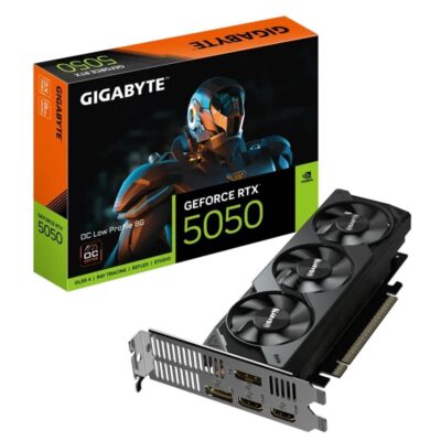 Tarjeta grafica gigabyte rtx 5050 oc lp 8gb gddr6 – 2x hdmi – 2x dp pci express 5.0