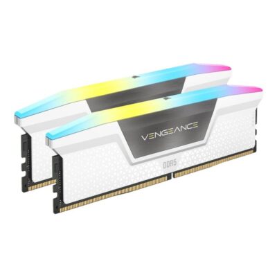 Memoria ram ddr5 32gb 2x16gb corsair vengeance rgb white – 6000 mt – s – pc5 – 24000 – cl36