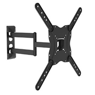 Soporte pantalla equip` 13 pulgadas – 55 pulgadas doble brazo inclinable y giratorio max. vesa 400×400 hasta 30kgs 650407