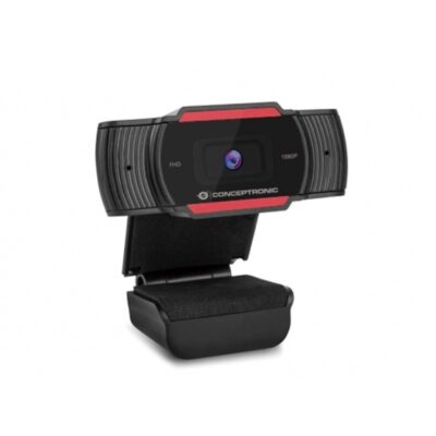 Webcam fhd conceptronic amdis04r – 1080p – usb – 30 fps – angulo vision 65º – foco fijo – microfono integrado