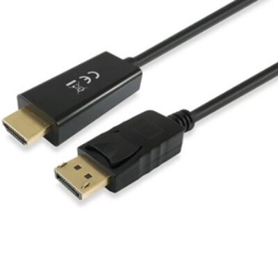 Cable displayport equip a hdmi macho – macho 5m negro