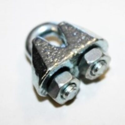 Sujeta cables recto galvanizado din – 741 3 mm.