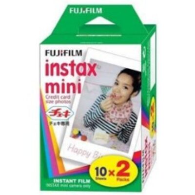 Pack 2 cartuchos – carga fujifilm 10 fotos instax mini
