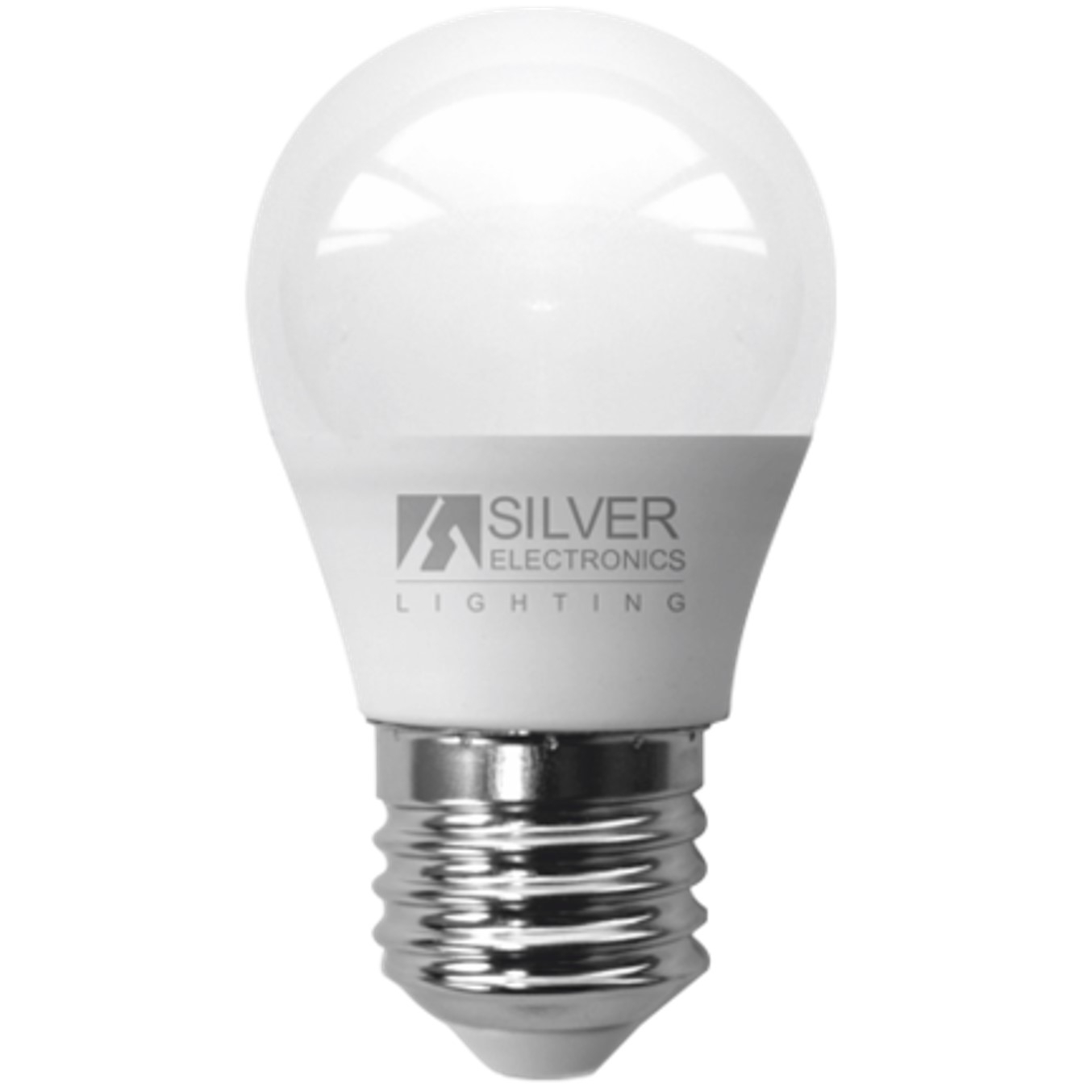 Bombilla led silver electronic eco esferica 5w=35w - e27 - 3000k - 399 lm - 180º - luz calida - a+