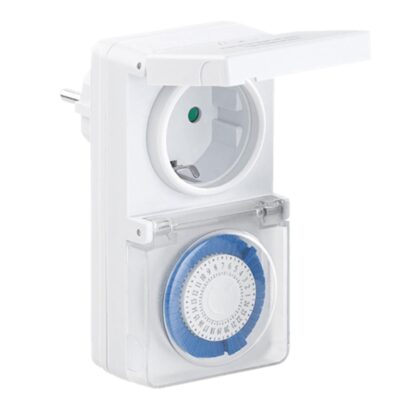 Programador silver electronic analógico – 24 horas – 3600w – 250v – 16a – 50hz – ip 44 – ajustanble 30 minutos – 24h