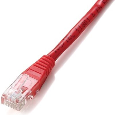 Cable red equip latiguillo rj45 u – utp cat6 10m rojo