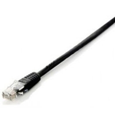 Cable red equip latiguillo rj45 u – utp cat6 1m negro