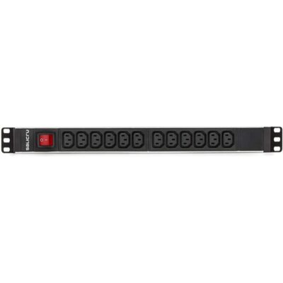 Regleta salicru para rack 19 pulgadas sps pdu 12 tomas iec interruptor