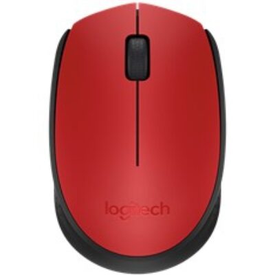 Mouse raton logitech m171 optico wireless inalambrico rojo