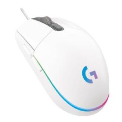 Mouse raton logitech g102 lightsync blanco gaming 8.000 dpi 6 botones