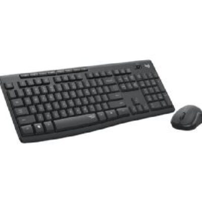 Teclado + mouse logitech mk295 silent negro wireles inalambrico