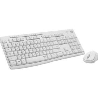 Teclado + mouse logitech mk295 silent blanco wireless inalambrico