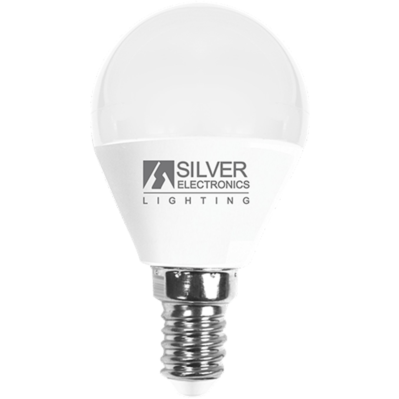 Bombilla led silver electronic esferica decorativa 7w=70w - e14 - 5000k - 620 lm - luz blanca - a+