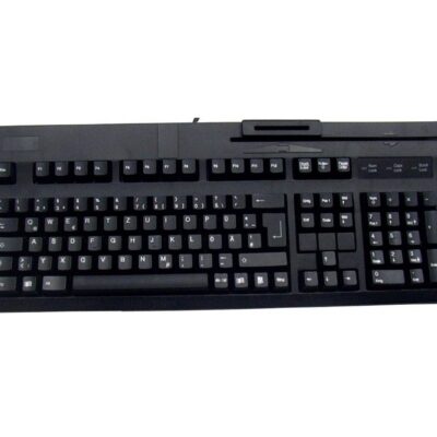 Teclado expandido active key usb lector de tarjeta chip y banda magnetica