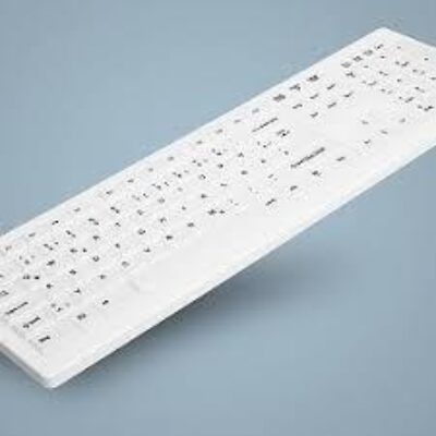 Teclado active key ak – c8100f – uvs – w – sp blanco ip68