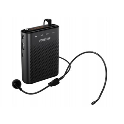 Amplificador portatil fonestar alta – voz – 30 – altavoz y microfono – 30 w – usb – micro sd – mp3 – grabador – reproductor – para profesores