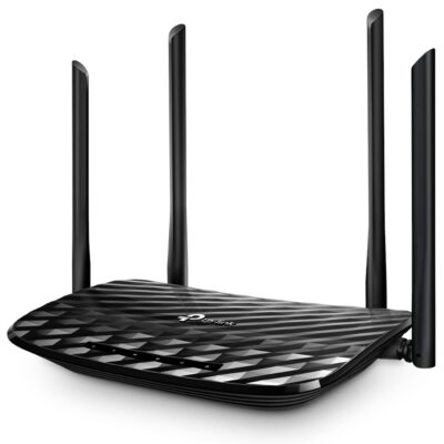Router wifi archer c6 ac1200 dual band 300mb en 2 -4ghz y 867mb 5ghz 5p giga 4 antenas fijas tp link