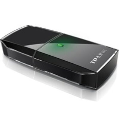 Adaptador usb 2.0 dual band wifi ac600 2.4 ghz y 5ghz tp – link negro