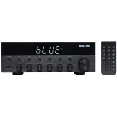 Amplificador estereo hifi fonestar as – 1515 – bluetooth – radio fm – 15 + 15 w rms usb – mp3