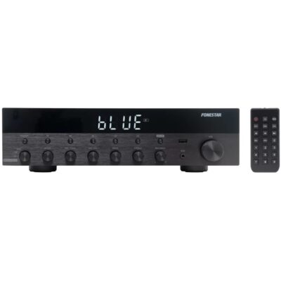 Amplificador estereo hifi fonestar as – 6060 – bluetooth – radio fm – 60+60 w rms – usb – mp3