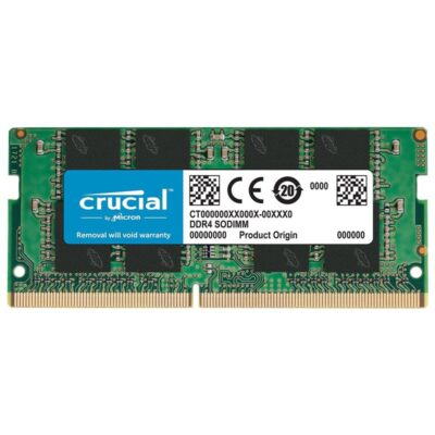 Memoria ram ddr4 8gb crucial – sodimm – 3200 mhz – pc4 25600 cl22