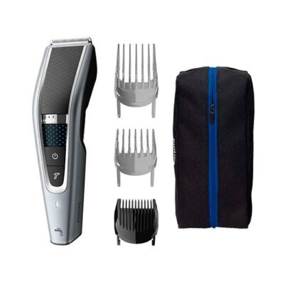 Cortapelos philips hairclipper 5000 hc5630 – 15 28 ajustes – 3 peines – 90m autonomia – lavable – funda tela
