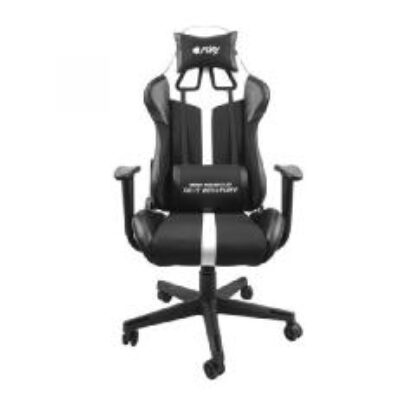 Silla gaming fury avenger xl negra – blanca