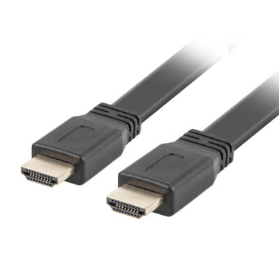 Cable hdmi lanberg macho – macho v2.0 4k plano 5m negro