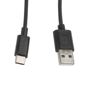 Cable usb lanberg 2.0 macho – usb tipo c macho 1m negro