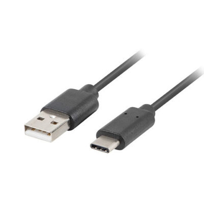 Cable usb lanberg 3.1 macho – usb tipo c macho 1m negro