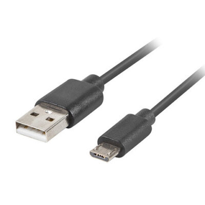 Cable usb lanberg 2.0 macho – micro usb macho quick charge 3.0 1.8m negro