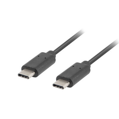 Cable 2.0 lanberg usb tipo c macho – usb tipo c macho 1m negro