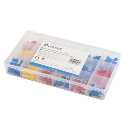 Caja herramientas lanberg 175 terminales electricos 1.25 a 4mm