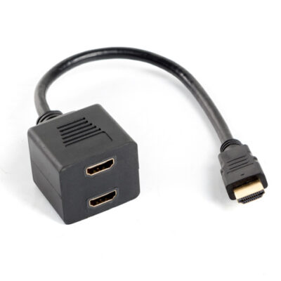 Adaptador lanberg hdmi macho – hdmi hembra x2 splitter 20cm