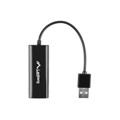 Adaptador usb lanberg 2.0 – ethernet rj45 100 mb